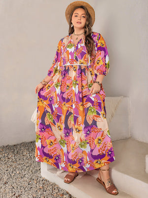 Natalia Curvy Maxi Dress