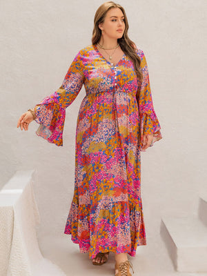 Curvy Saphira Maxi Dress