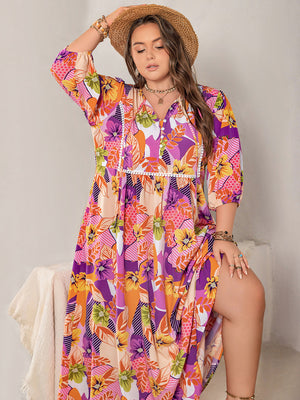 Natalia Curvy Maxi Dress