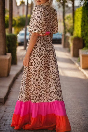 Fancy Leopard Maxi Dress