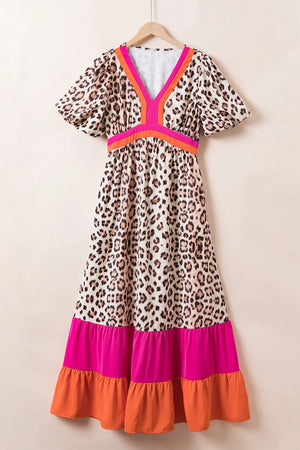 Fancy Leopard Maxi Dress