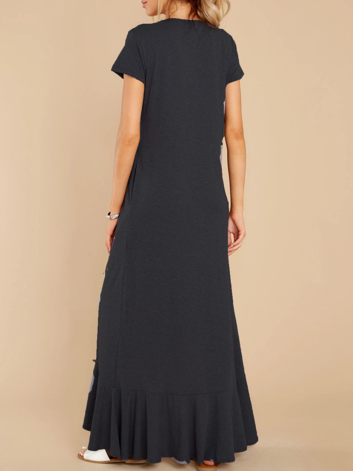 Tina Short Sleeve Maxi Dress