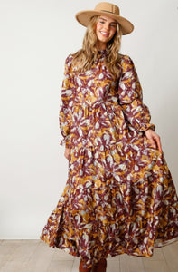 Benny Abstract Maxi Dress