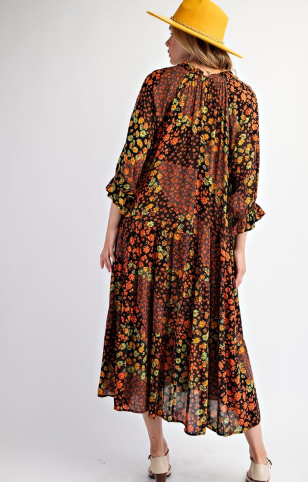 Danielle Floral Patch Printed Dress