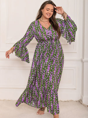 Curvy Saphira Maxi Dress