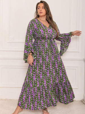 Curvy Saphira Maxi Dress