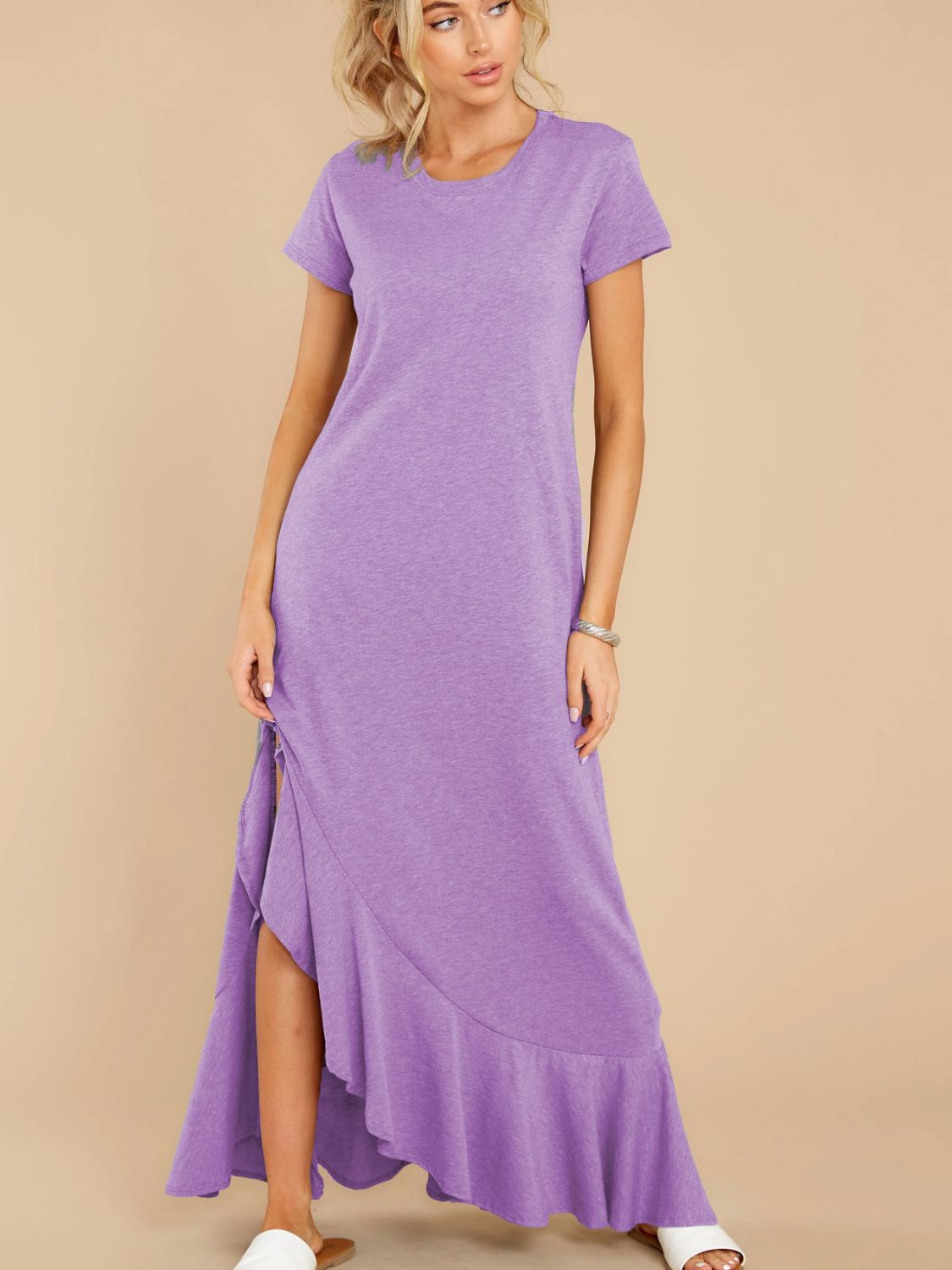 Tina Short Sleeve Maxi Dress