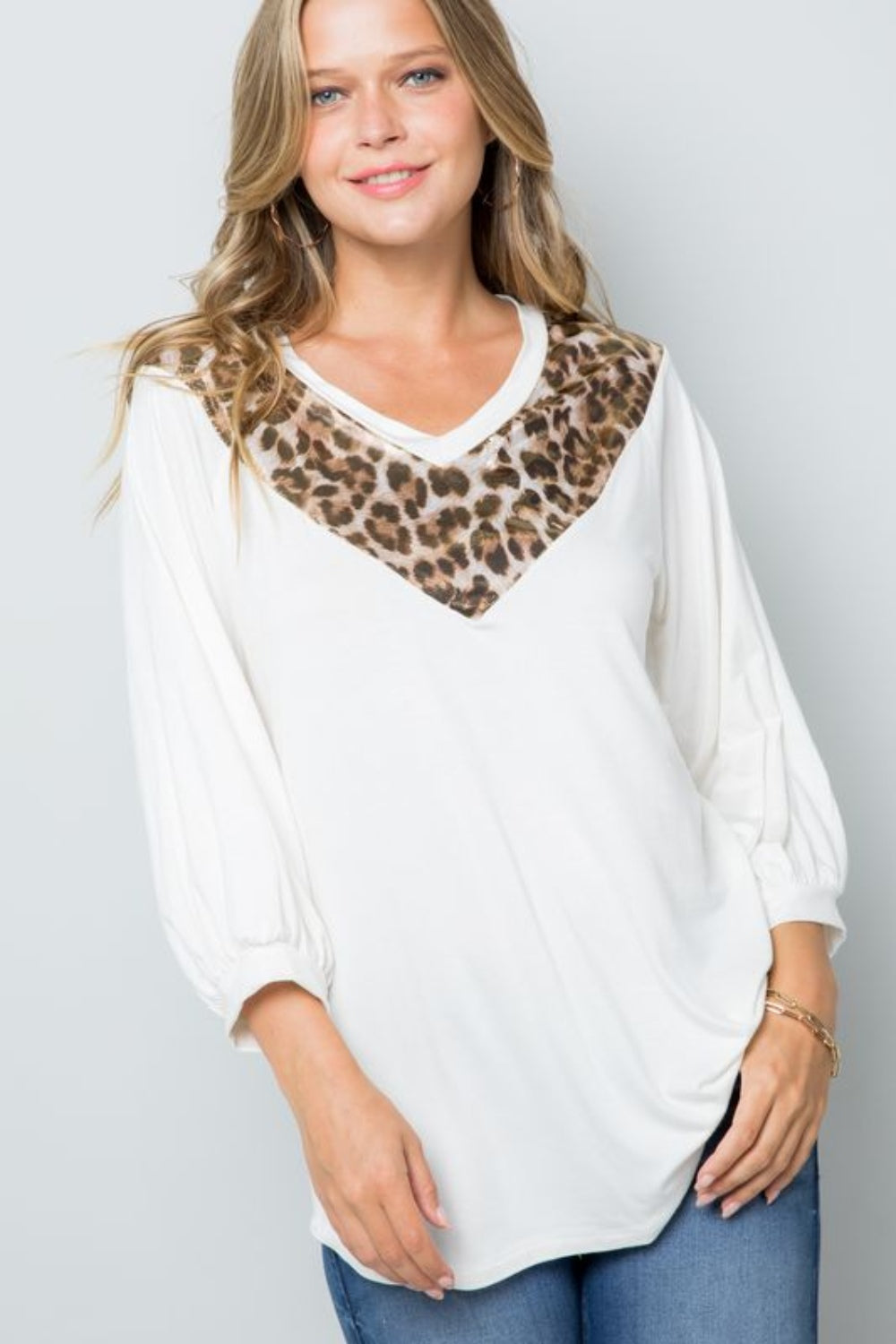 Leopard Balloon Top