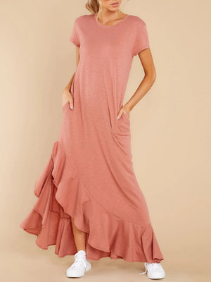 Tina Short Sleeve Maxi Dress