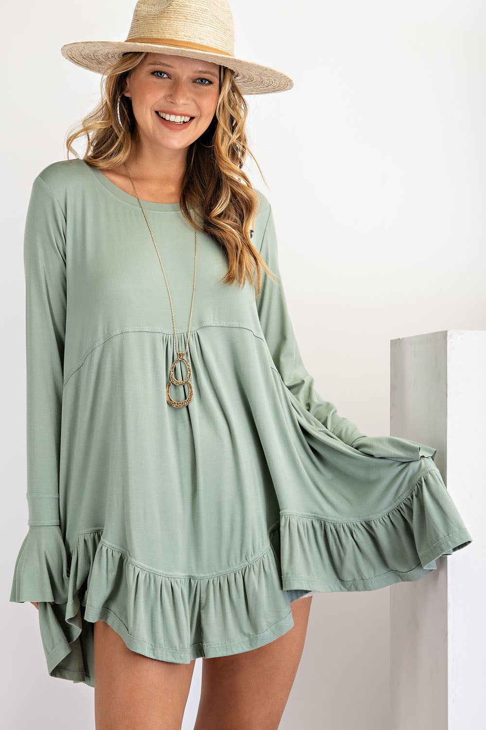 The Perfect Top in Sage Blue