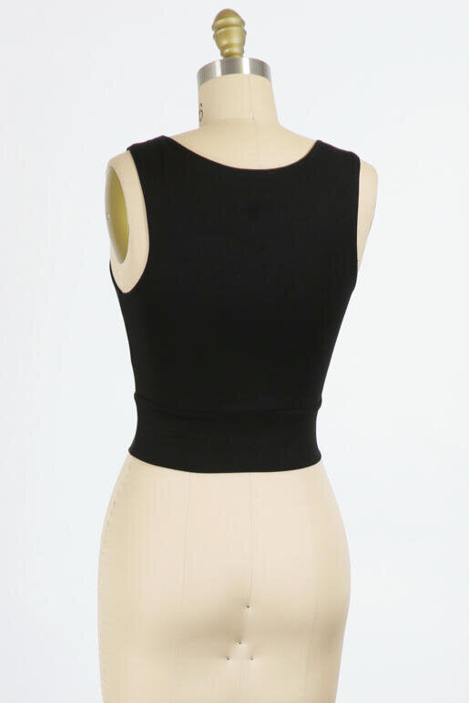 Fitted Short Waist Tank Top