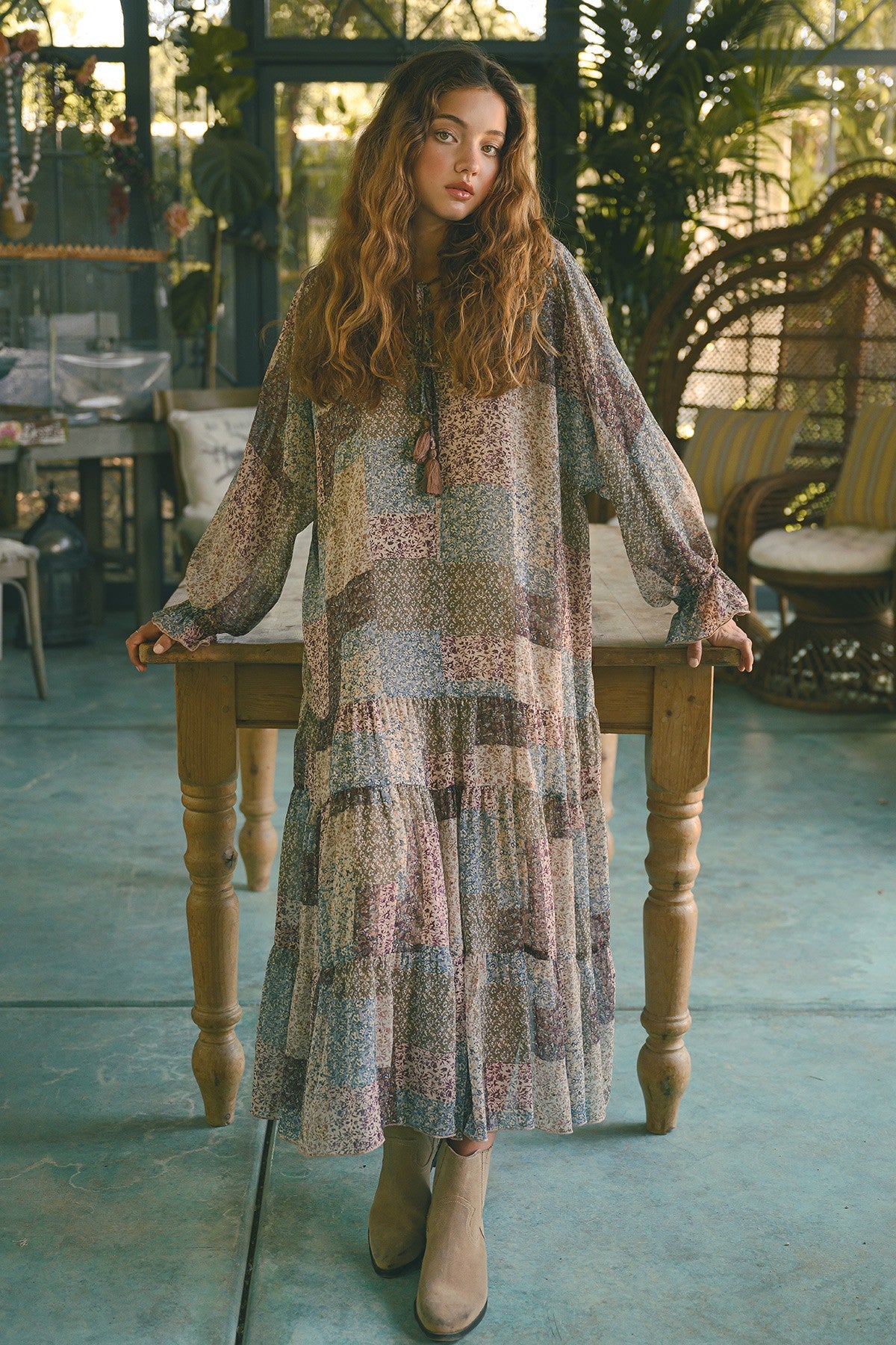 Euphemia Tiered Maxi Dress