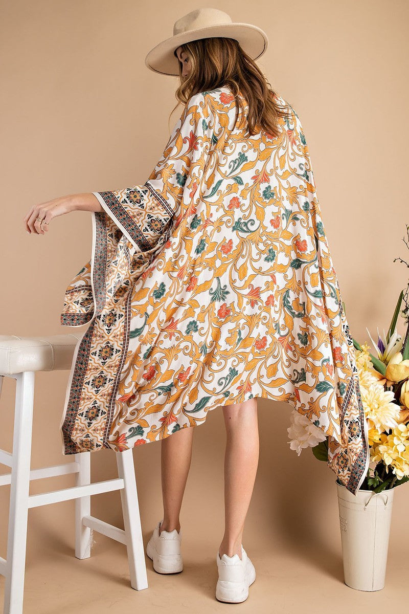 Printed Kimono
